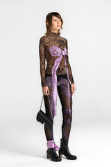 Leopard Dissolved Bow Top