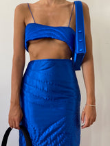 DEEP BLUE YORGAN Bra