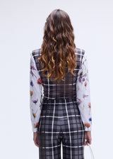 Plaid-Mud&Flower College Jersey