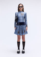 Tartan Rink Mini Skirt