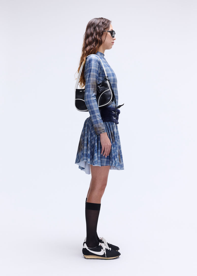 Tartan Rink Mini Skirt