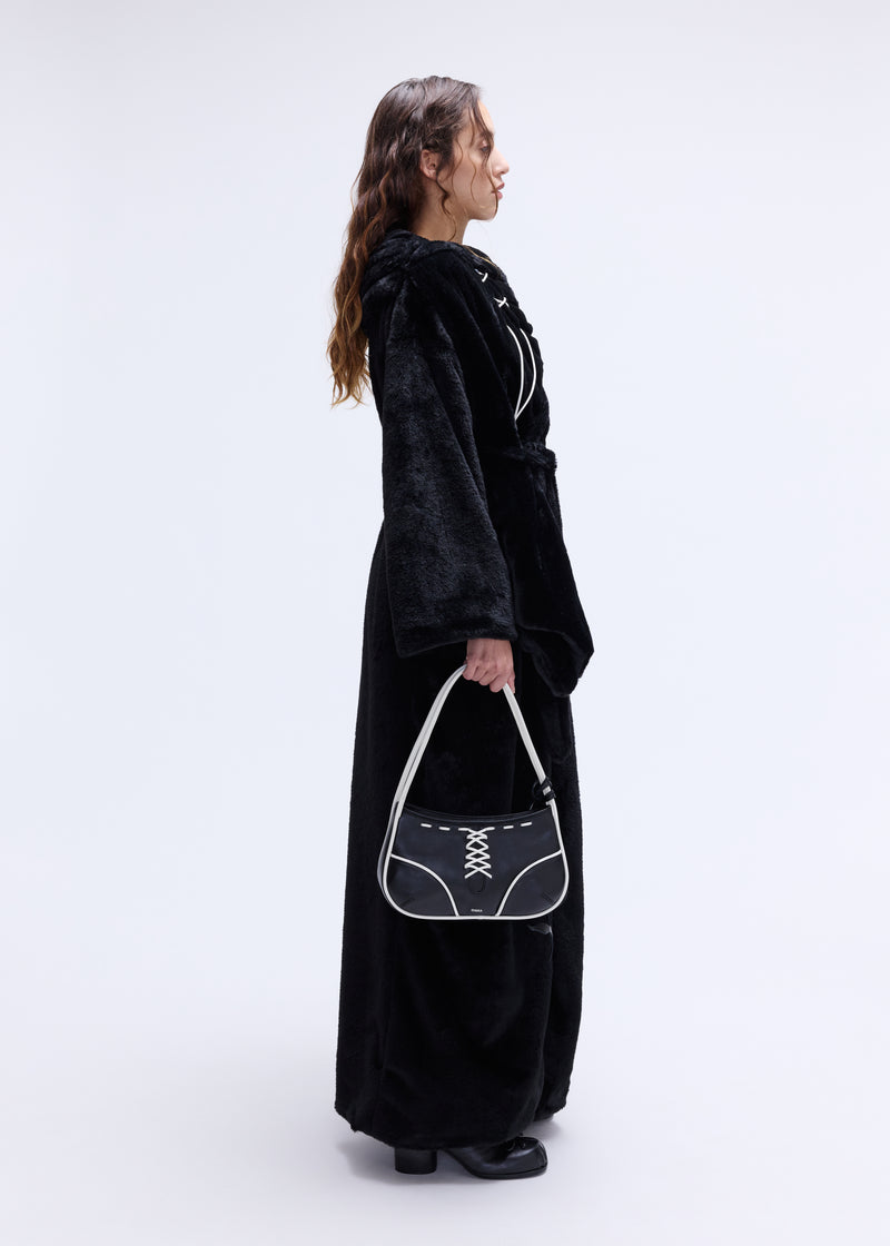 Black Faux-Fur Coat