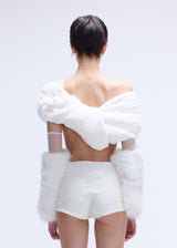 Nessie Faux-Fur Top