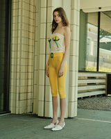 YELLOW MIDI TIGHTS