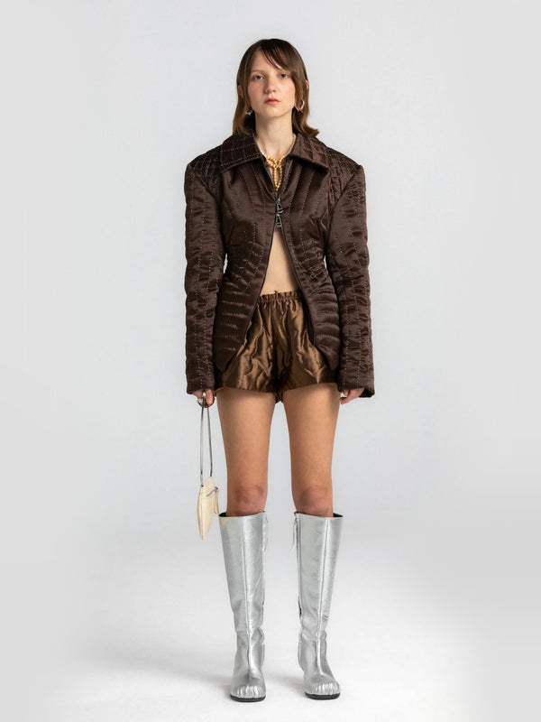 Brown Corset Jacket