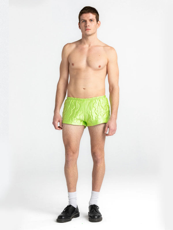 Lime Yorgan Short