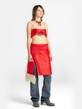 Red Yorgan Skirt