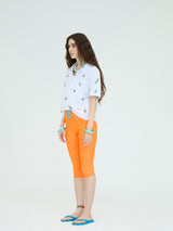 ORANGE MIDI TIGHTS
