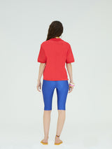 RED EMBROIDERY POLO SHIRT