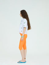 ORANGE MIDI TIGHTS