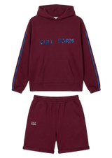 Mauve Cult Form Hoodie Set