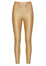 Nude Argyle Embroidery Tights