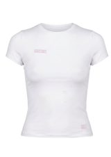White Baby Tee 'CULT FORM' T-shirt