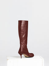 Reddish Ballet Under-Knee Boot