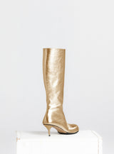 Gold Ballet Under-Knee Boot