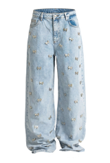 Light Blue Bow Jean