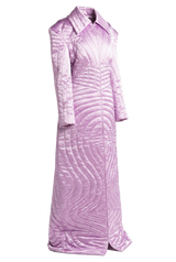 Lilac Quilted Corset Trenchcoat
