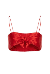 Red Bow Yorgan Bra