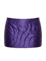 PURPLE MINI YORGAN SKIRT