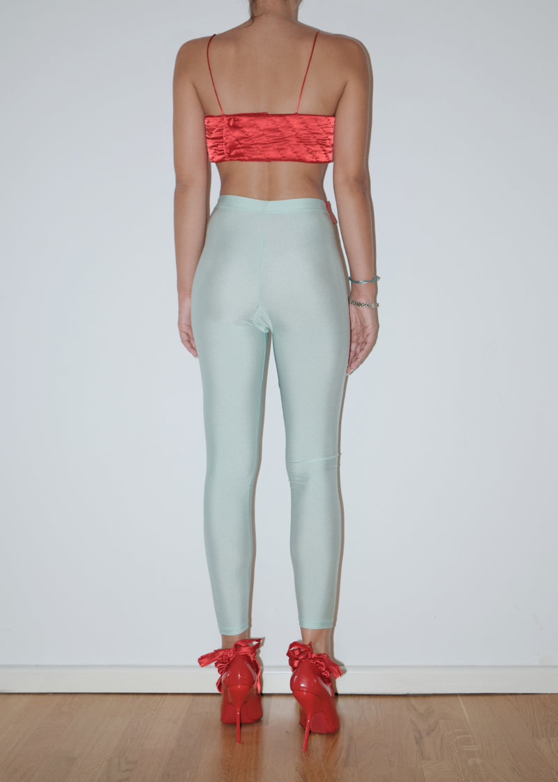 Baby Blue - Red Yorgan Maxi Tights
