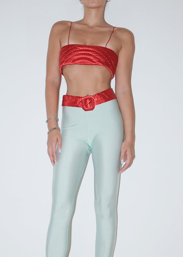 Red Yorgan Bra