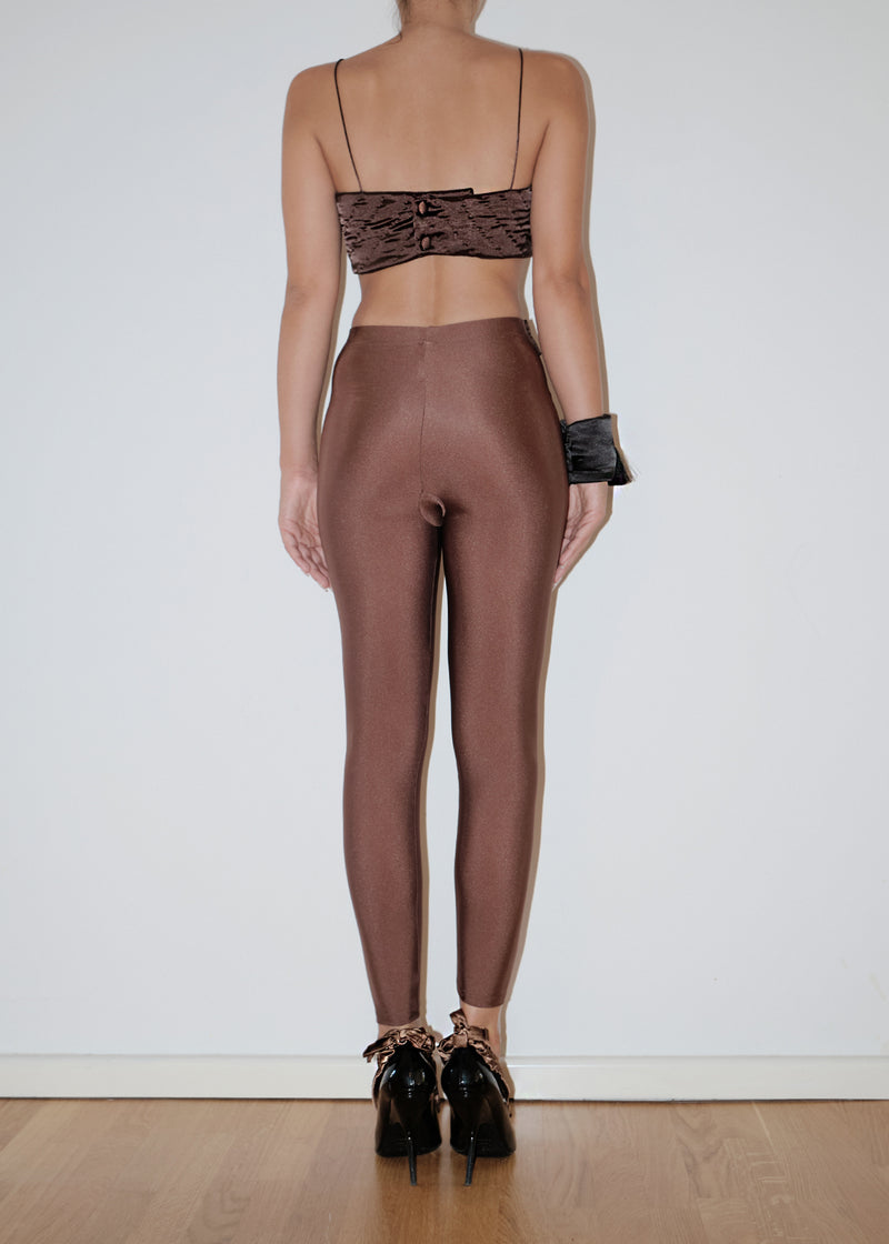 Brown Yorgan Bra