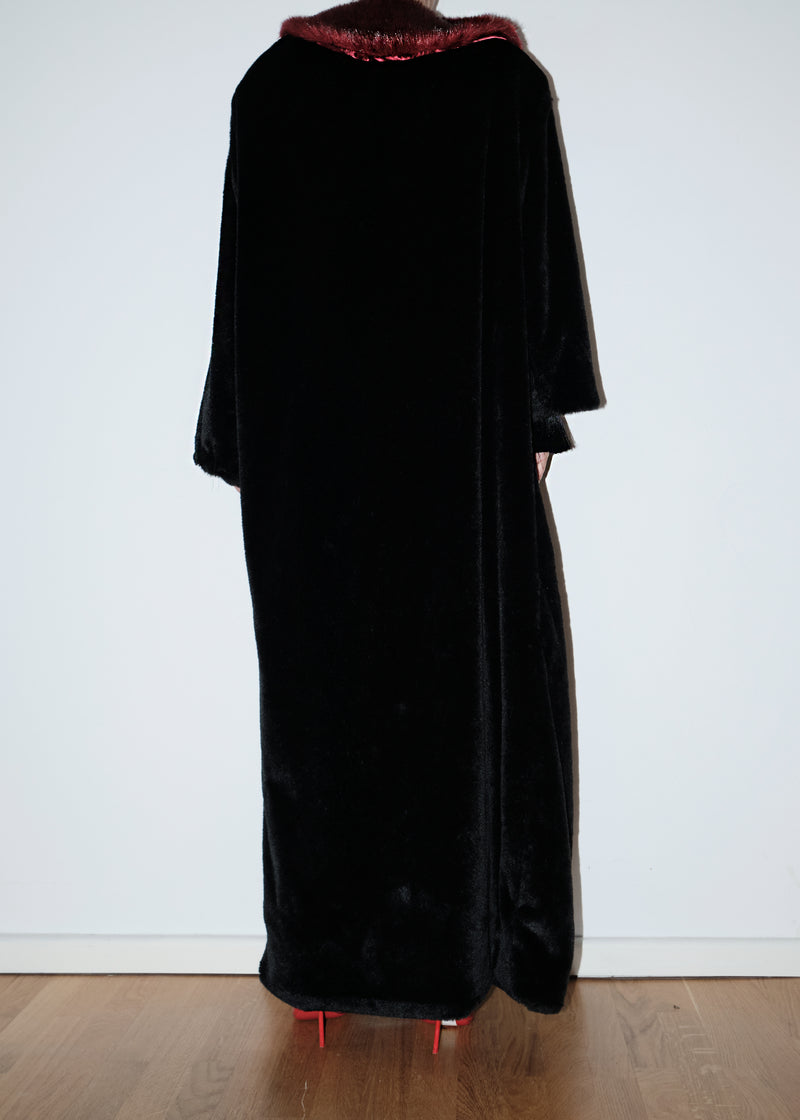 Fur Black Coat