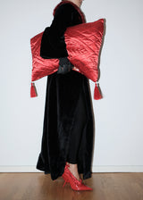 Red Yorgan Maxi Clutch