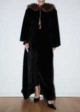 Fur Black Coat