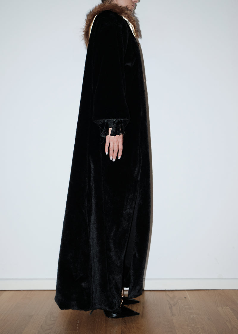 Fur Black Coat