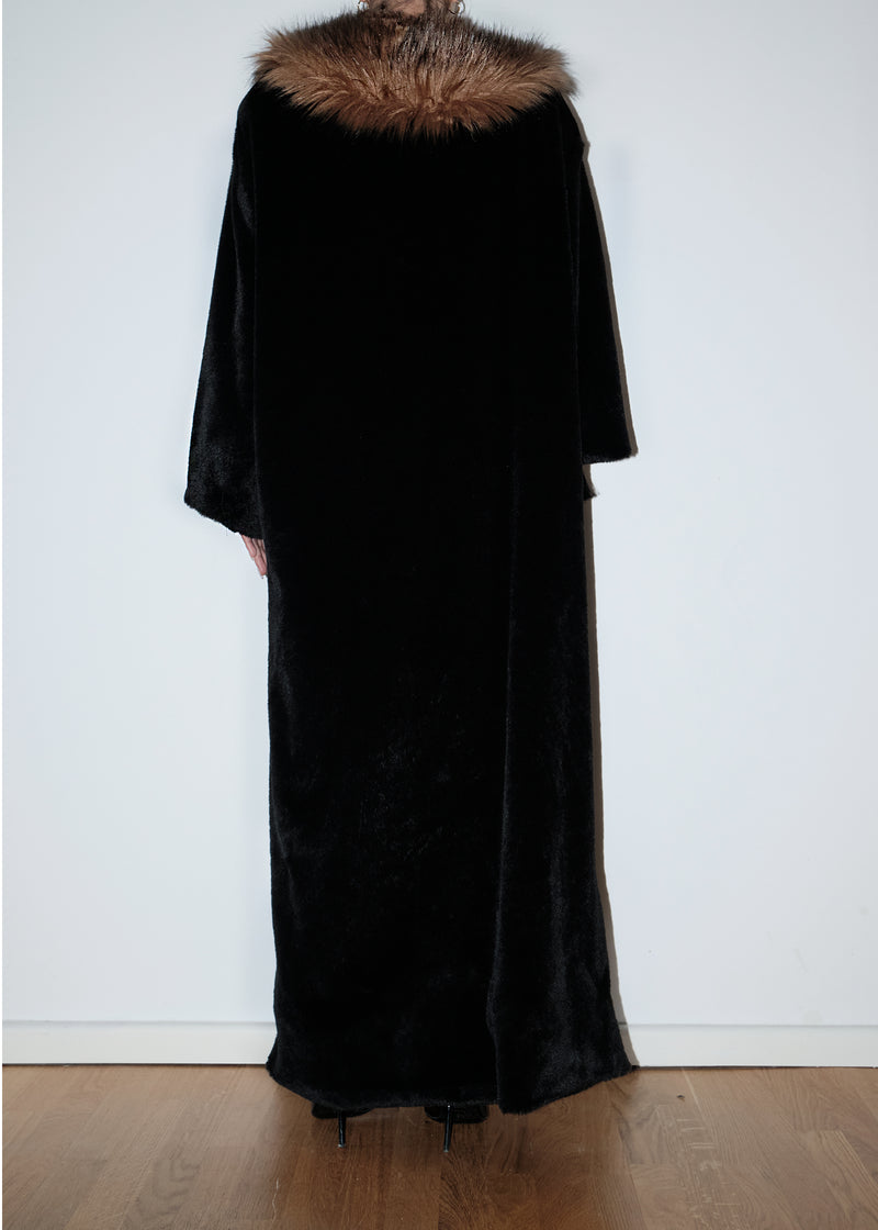 Fur Black Coat