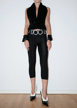 Black Monno Fur Top