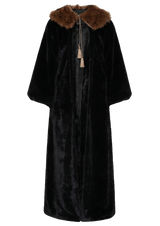 Fur Black Coat
