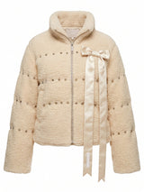 Tan Plush Yorgan Puffer