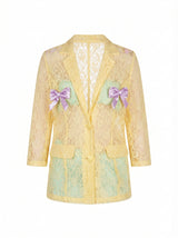 Yellow Lace Jacket
