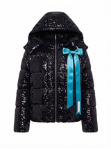 SEQUIN PUFFER JACKET