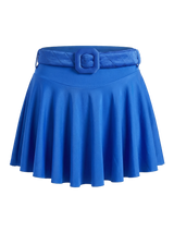 DEEP BLUE MINI YORGAN BELT Skirt