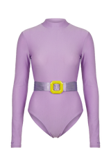 LILAC LONG SLEEVE YORGAN BELT BODY