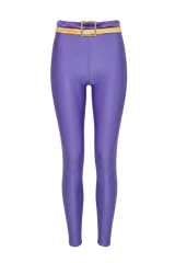 PURPLE MIDI YORGAN/DIAMOND BELT TIGHTS