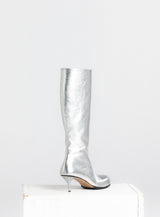 Silver Ballet Under-Knee Boot