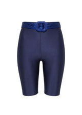 DARK BLUE BIKER YORGAN TIGHTS