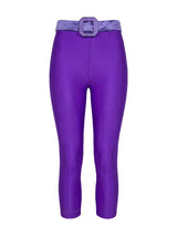 PURPLE YORGAN BELT MIDI TIGHTS