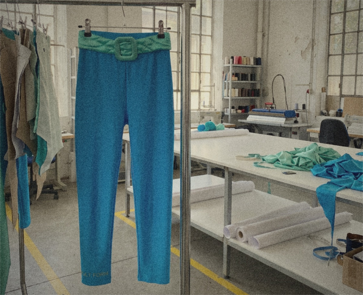 Cult Form yorgan leggings in the atelier