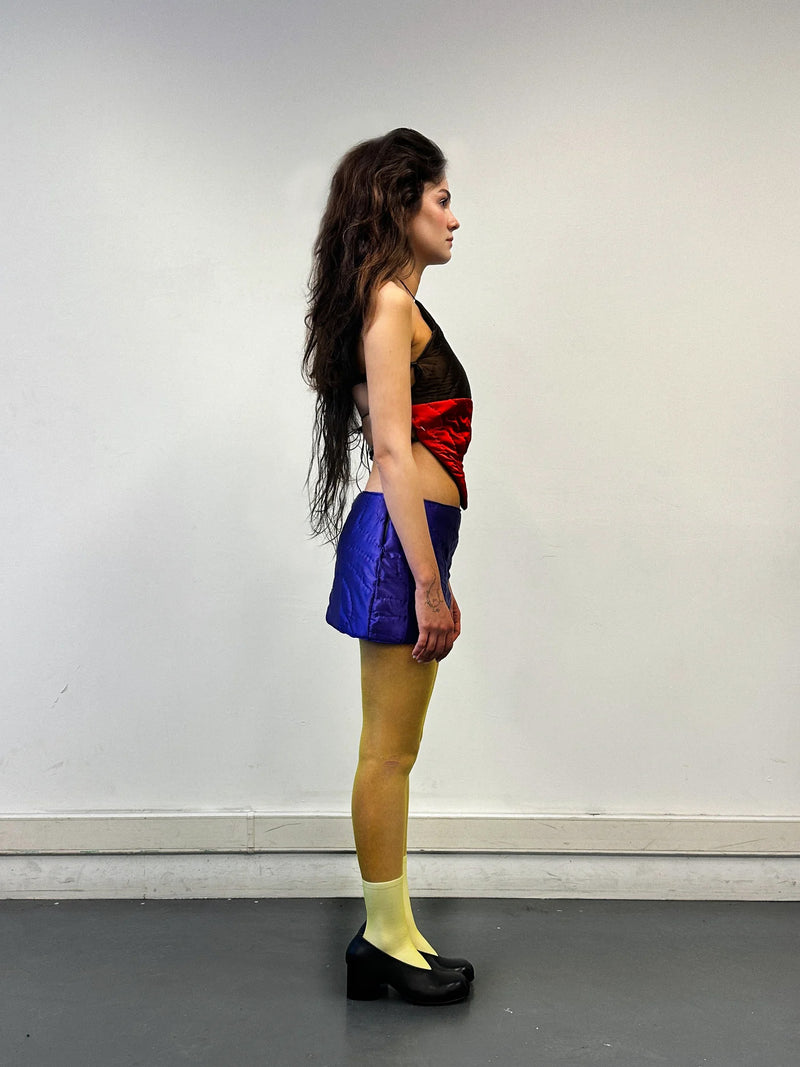 PURPLE MINI YORGAN SKIRT