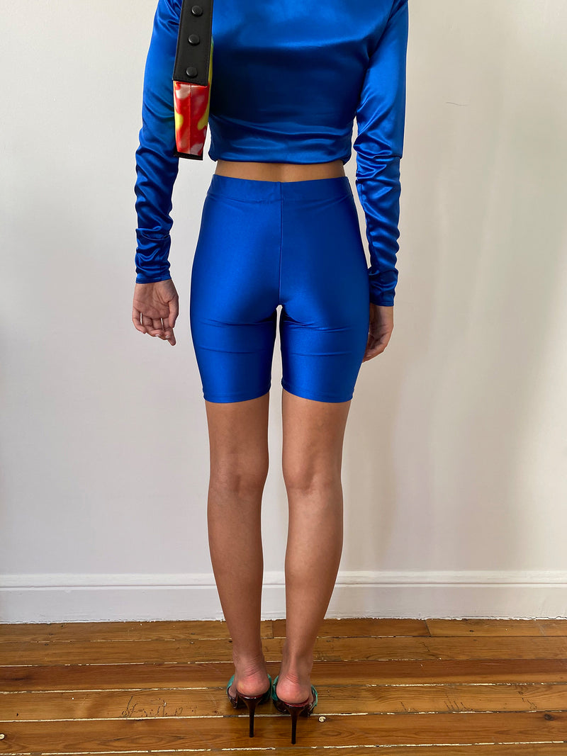DEEP BLUE YORGAN BELT TIGHTS