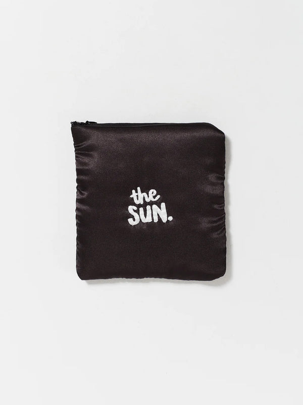 “THE SUN” Black Yorgan Pouch