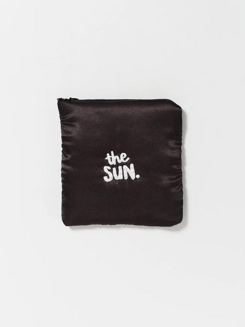 “THE SUN” Black Yorgan Pouch
