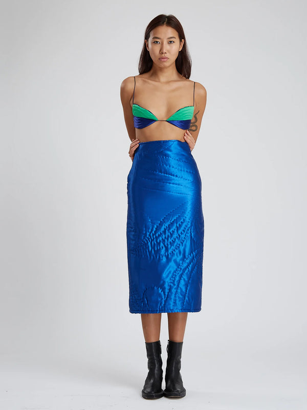 YORGAN DEEP BLUE SKIRT