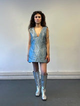 GRAY YORGAN DRESS