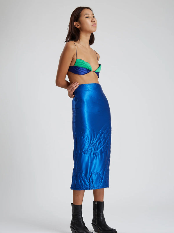 YORGAN DEEP BLUE SKIRT